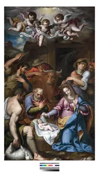 Aanbidding van de herders, ca. 1600-15